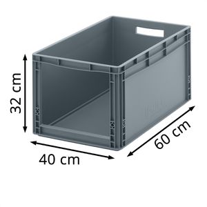 Produktbild für Eurobox AUER SLK 64/32, grau