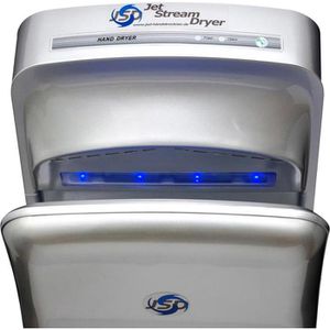 Produktbild für Händetrockner JSD JSD-DC, 60111, Jet-Luftstrom, silber