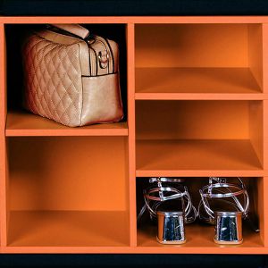 Produktbild für Schuhbank Kesper 15985, orange, aus Holz