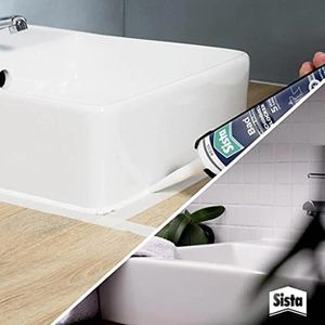 Produktbild für Silikon Sista Bad Schimmelblocker, SBSBW, weiß