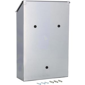 Produktbild für Briefkasten Rottner T02939, Pisa, silber, aus Stahl