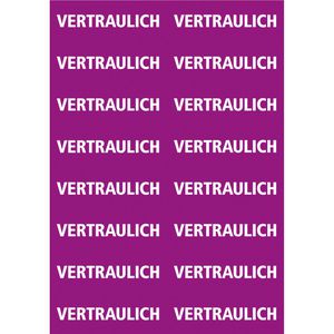 Produktbild für Hinweisetiketten Herma 15037, Vertraulich