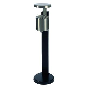 Produktbild für Aschenbecher TKG Rondo Senior, silber, Outdoor, mit Dach