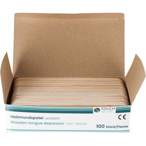 Produktbild für Holzspatel EDLICH&amp;HABEL Mundspatel