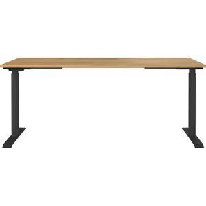 Produktbild für Schreibtisch Germania Mailand, 7909-593, eiche / schwarz