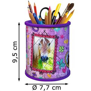 Produktbild für Puzzle Ravensburger 3D Puzzle Utensilo Pferde