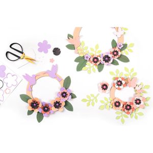 Produktbild für Bastelset Folia 21904 Blütenkranz