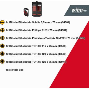 Produktbild für Bitset Wiha slimBit electric, 45804