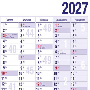 Produktbild für Plakatkalender Güss-Verlag 17000, Jahr 2027