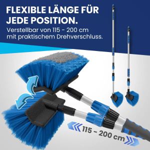 Produktbild für Waschbürste NTG Autowaschbürste Teleskop 3 m, HWZ.8301