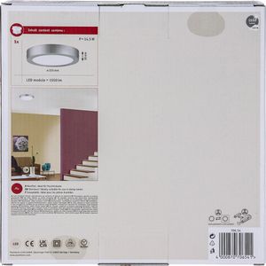 Produktbild für LED-Panel Paulmann Lunar, silber, Ø 22,5 cm