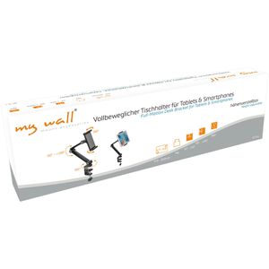 Produktbild für Tablet-Halterung myWall HT 33, schwarz, für Tisch