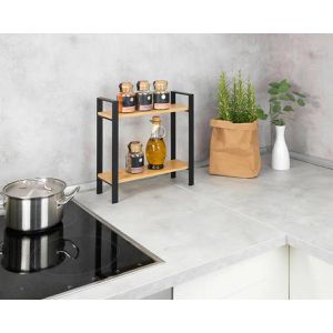 Produktbild für Küchenregal Wenko Lou 53029100, braun
