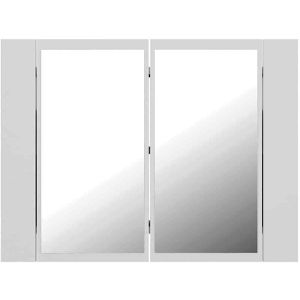 Produktbild für Spiegelschrank vidaXL LED Bad 804956, weiß