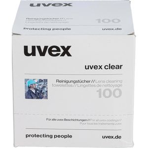 Produktbild für Brillenputztücher Uvex Feuchtreinigungstücher 9963, feucht