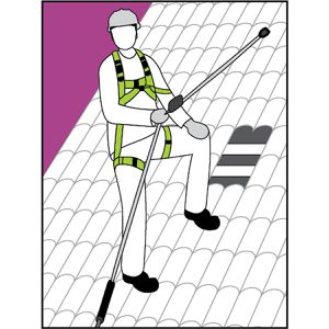 Produktbild für Sicherheitsgurt Kratos Komfort Dach-Set, 2-Punkt-System