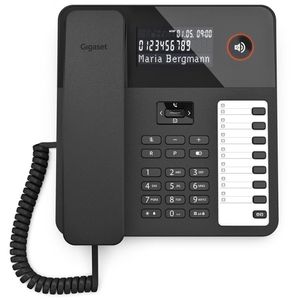 Produktbild für Telefon Gigaset DESK 600, schwarz
