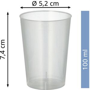 Produktbild für Trinkbecher Papstar 16134, transparent, PP