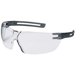 Uvex Schutzbrille x-fit 9199085, klar, Bügelbrille, grau