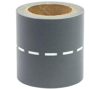 Washi-Tape Papierdrachen Straße, grau