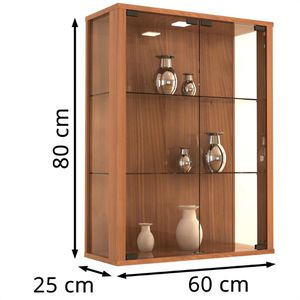 Produktbild für Glasvitrine VCM Udina, hängend