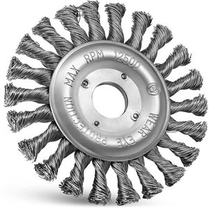 Produktbild für Drahtbürste S&amp;R 135.552.125, Scheibenbürste, 2 Stück