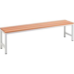 Umkleidebank SZ-Metall 55153, Sitzfläche Holz, 150 cm