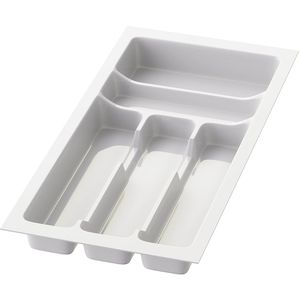 Produktbild für Besteckkasten Sossai Divio, weiß, aus Kunststoff