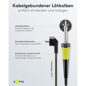 Produktbild für Lötkolben Goobay 51191
