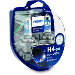 Produktbild für Auto-Lampe Philips RacingVision GT200, 3500 Kelvin, H4