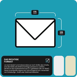 Produktbild für Briefumschläge Netuno Aster Smooth, Elfenbein, B6