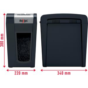 Produktbild für Aktenvernichter Rexel 2020133EU Secure MC6-SL Slim, schwarz