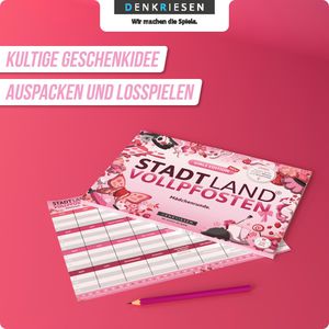 Produktbild für Spielblock Denkriesen Stadt Land Vollpfosten