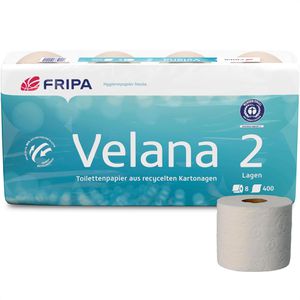 Toilettenpapier Fripa Velana 1530807, natur, ungebleicht