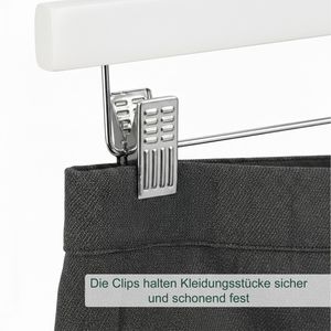 Produktbild für Hosenbügel Relaxdays 1002941149, aus Holz