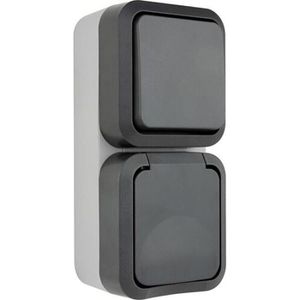 Produktbild für Steckdose REV-Ritter AquaStorm, IP55, Aufputz