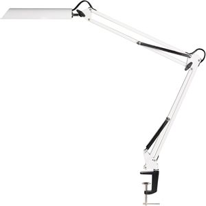 Produktbild für Schreibtischlampe Unilux Swingo, weiß, LED, dimmbar