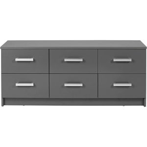 Produktbild für Lowboard Inter-Link 13087310 Elenzio 6S, aus Holz, graphit