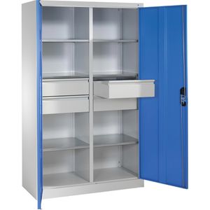 Produktbild für Werkzeugschrank CP-Möbel 8931-3042, aus Metall, grau / blau