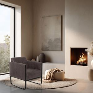 Produktbild für Loungesessel hJh-OFFICE ARUBA, 713516, grau