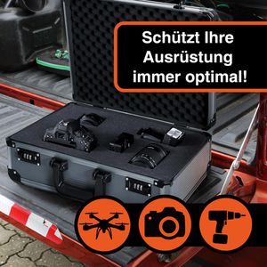 Produktbild für Transportkoffer YPC TitanCase XL, abschließbar, aus Aluminium