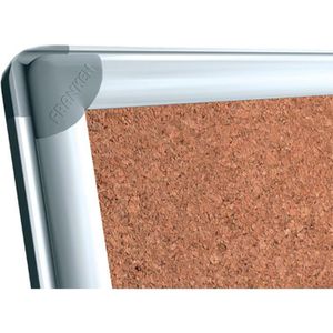 Produktbild für Pinnwand Franken KT8405 PRO, für Schienensystem, braun