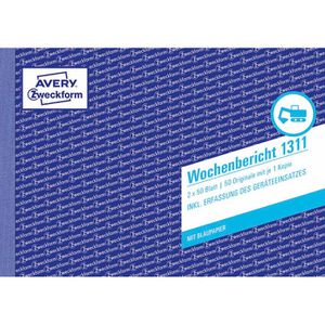 Produktbild für Wochenbericht Zweckform 1311, A5 quer