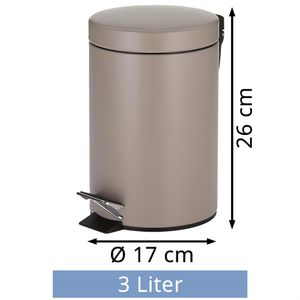 Produktbild für Mülleimer Kela Monaco, 20526, cashmerebraun
