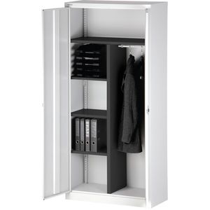 Mehrzweckschrank Bisley E782AAG-645, abschließbar, weiß