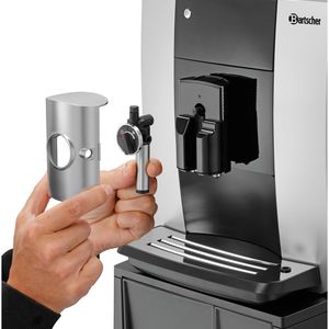 Produktbild für Kaffeevollautomat Bartscher Easy Black 250, silber
