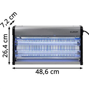 Produktbild für Insektenvernichter Eurom 211382 Fly Away metal 30 LED