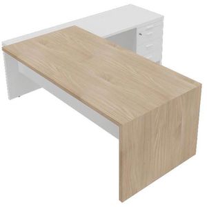 Produktbild für Schreibtisch Quadrifoglio T45, ulme / weiß