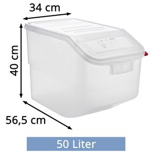 Produktbild für Schüttdose Contacto 2550/050 Schüttgutbehälter, aus Kunststoff