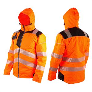 Produktbild für Arbeitsjacke Portwest PW3 Hi-Vis Regenjacke, T400